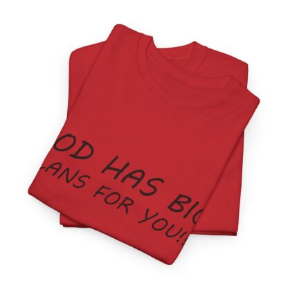 God Has Big Plans T-Shirt – Faith and Encouragement - Multi Color and Sizes - Afbeelding 168