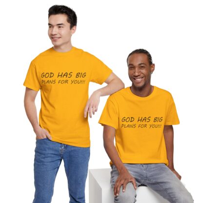 God Has Big Plans T-Shirt – Faith and Encouragement - Multi Color and Sizes - Afbeelding 107