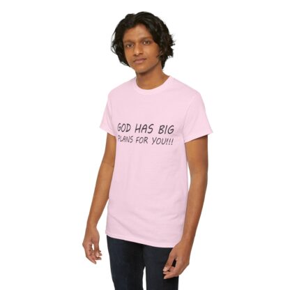 God Has Big Plans T-Shirt – Faith and Encouragement - Multi Color and Sizes - Afbeelding 154