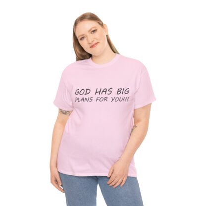 God Has Big Plans T-Shirt – Faith and Encouragement - Multi Color and Sizes - Afbeelding 147