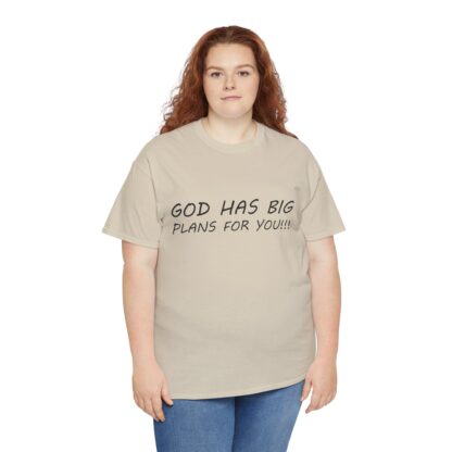 God Has Big Plans T-Shirt – Faith and Encouragement - Multi Color and Sizes - Afbeelding 69